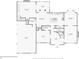 First floor plan displaying layout with living room, kitchen, dining room, office, and garage at 6030 Chimney Springs Rd, Buford, GA 30518