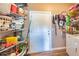 Laundry room features shelving and a washer and dryer at 150 Hillred Dr, Fayetteville, GA 30215
