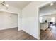 Open-concept design of dining room that is adjacent to the kitchen at 50 Crabapple Ridge Dr, Oxford, GA 30054