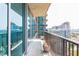 Balcony with planters offering city views at 1080 Peachtree St # 2116, Atlanta, GA 30309