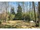Large, private backyard with mature trees and potential for outdoor activities at 6275 Hunting Creek Rd, Atlanta, GA 30328