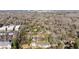 Scenic aerial view of a neighborhood with mature trees and rooftops of nearby homes at 818 Springdale Ne Rd, Atlanta, GA 30306
