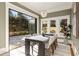 Dining room with contemporary lighting and outdoor access at 818 Springdale Ne Rd, Atlanta, GA 30306