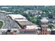 Overhead shot of Ponce City Market signage and rooftop amenities at 818 Springdale Ne Rd, Atlanta, GA 30306