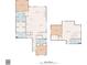 Detailed floor plan showcasing the layout of the first and second floor including room dimensions at 260 Hemphill Ln, Marietta, GA 30064