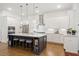 Bright kitchen with stainless steel appliances and center island with seating at 260 Hemphill Ln, Marietta, GA 30064
