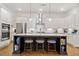 Spacious kitchen with stainless steel appliances and a large center island at 260 Hemphill Ln, Marietta, GA 30064
