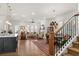 Open-concept living area with hardwood floors and natural light at 260 Hemphill Ln, Marietta, GA 30064