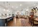 Bright living area featuring hardwood floors, an open layout, and stylish decor at 260 Hemphill Ln, Marietta, GA 30064