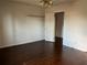 Bedroom with hardwood floors and a walk-in closet at 368 Phillips St, Lawrenceville, GA 30043