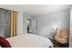 Bedroom featuring neutral walls and decor with a glimpse into a connected room at 9635 Loblolly Ln, Roswell, GA 30075