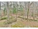 Wooded backyard featuring a small creek at 1830 Greystone Ct, Marietta, GA 30068