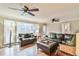 A living room featuring a large window and comfortable seating arrangements at 1830 Greystone Ct, Marietta, GA 30068