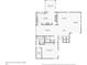 Floor plan showing living room, kitchen, dining room, bedrooms, bathrooms, and closets at 566 Hickory Hills Ct, Stone Mountain, GA 30083