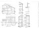 Architectural floor plan showing section details for the home's framing, insulation, and flooring at 566 Hickory Hills Ct, Stone Mountain, GA 30083