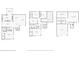 Floor plans showing the layout of the first floor, second floor, and unfinished basement at 566 Hickory Hills Ct, Stone Mountain, GA 30083