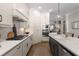 Spacious kitchen featuring stainless steel appliances and white countertops at 108 Brighton Blvd, Woodstock, GA 30188