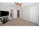 Bedroom view including closet and views to the ensuite bathroom at 214 White Cloud Run, Canton, GA 30114