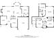 Detailed floor plan showcasing the layout of the 2449 sq ft home including room dimensions and total square footage at 214 White Cloud Run, Canton, GA 30114