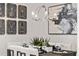 Chic dining area showcasing decor, stylish light fixtures, and a modern aesthetic at 201 New St # 2301, Decatur, GA 30030