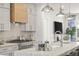 Modern kitchen featuring stainless steel appliances and granite countertops at 201 New St # 2301, Decatur, GA 30030