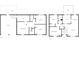 Detailed floor plan showcasing layout of rooms, including bedrooms, kitchen, living room, and garage at 3063 Kerr Dr, Decatur, GA 30034