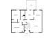 Layout of a house showing the arrangement of rooms on a single level at 3063 Kerr Dr, Decatur, GA 30034