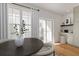 Charming dining area with natural light, features a view of the outdoor balcony at 201 New St # 2305-1, Decatur, GA 30030