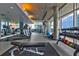 High end fitness center with mirrors, floor-to-ceiling windows and lots of equipment at 845 Spring Nw St # 322, Atlanta, GA 30308