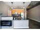 Modern kitchen with stainless steel appliances, granite countertops, and pendant lighting over the breakfast bar at 845 Spring Nw St # 322, Atlanta, GA 30308