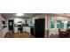 Spacious kitchen featuring white cabinets, stainless steel appliances, a breakfast nook, and wood flooring at 3875 Wintergreen Ct, Marietta, GA 30062