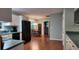 Spacious kitchen featuring hardwood floors, plenty of cabinet space, and a cozy adjacent dining area at 3875 Wintergreen Ct, Marietta, GA 30062