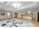Finished basement features a large recreational area with a bar and plenty of open space at 715 Newport Holw, Alpharetta, GA 30005