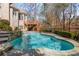 An inviting pool and deck area offer a relaxing outdoor retreat at 715 Newport Holw, Alpharetta, GA 30005