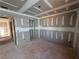 Bedroom during construction phase, with unfinished drywall walls, doorway, and ceiling at 2108 Boxwood Circle Se, Conyers, GA 30094