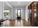 Spacious foyer features hardwood floors, elegant doors, and plenty of natural light at 805 Dempsey Ct, Marietta, GA 30064