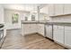 Well-lit kitchen with stainless steel appliances, white cabinetry, and granite countertops at 674 Sundial Ln, Mableton, GA 30126