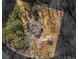 Aerial view of a single-Gathering home, with surrounding trees and a driveway at 105 Lakeview Ln, Stockbridge, GA 30281