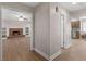 Inviting living room features a cozy brick fireplace flanked by custom built-in shelving at 105 Lakeview Ln, Stockbridge, GA 30281