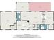 Detailed floor plan showcasing layout of main level, including kitchen, living room, and Primary suite at 487 Glendale Ct, Stone Mountain, GA 30087