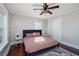 This bedroom has ample light, ceiling fan, and new furniture, and new paint at 371 Blake Se Ave, Atlanta, GA 30316