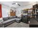 Comfortable living room with sectional sofa, ample storage, and natural light at 694 Argonne Ne Ave # 4, Atlanta, GA 30308