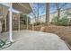 Spacious backyard featuring a concrete patio, landscaping and natural features at 397 4Th Ne St, Atlanta, GA 30308