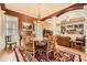Formal dining room with a view of the living area at 397 4Th Ne St, Atlanta, GA 30308