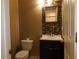 Modern bathroom featuring a stylish vanity with mosaic tile and a neutral color palette at 554 Samaritan Dr, Cumming, GA 30040