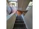 A staircase leading to an entry door at 7402 Gossamer St, Union City, GA 30291