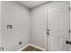 An empty laundry room with a hookup for a washer and dryer at 338 Lincoln Sw St, Atlanta, GA 30315