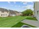 Lush green backyard featuring a spacious lawn and mature tree at 150 Chandler Trace, Covington, GA 30016