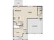 First-floor floor plan showing kitchen, breakfast area, Gathering room, flex room, garage, and patio at , Conyers, GA 30094
