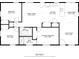 Floor plan of the house showcasing the layout and dimensions at 2198 Star Mist Sw Dr, Atlanta, GA 30311